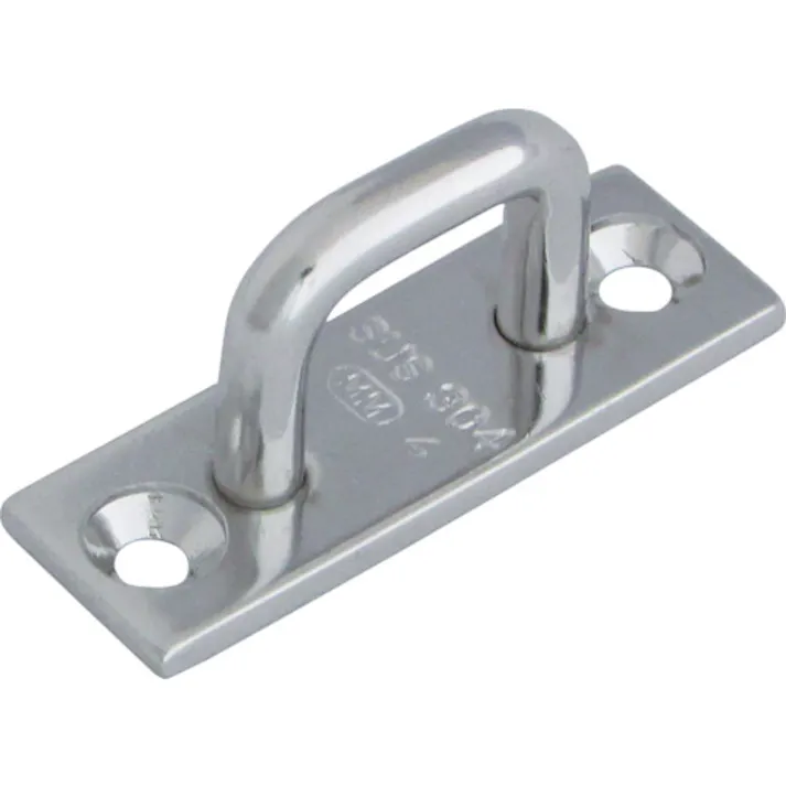 【CAINZ-DASH】水本機械製作所 アイプレート ステンレス ロングアイ 15mm×45mm 使用荷重0.15kN B-575【別送品】