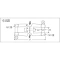 【CAINZ-DASH】水本機械製作所 ステンレス　ダブルシャックル　使用荷重２．４５ｋＮ B-293【別送品】