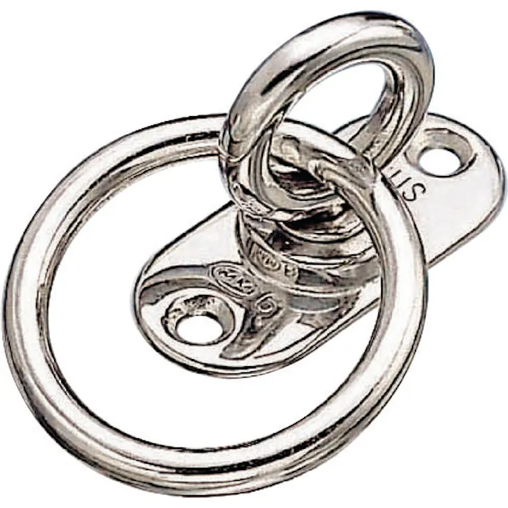 【CAINZ-DASH】水本機械製作所 アイプレート ステンレス 回転パッドアイ丸カン 丸カン内径40mm 25mm×55mm B-915【別送品】