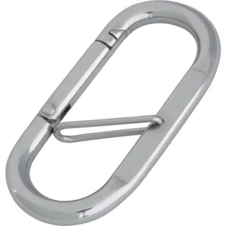 【CAINZ-DASH】水本機械製作所 ステンレス プチカラビナ(ハズレ止め付) 線径10mm 長さ90mm B-159【別送品】