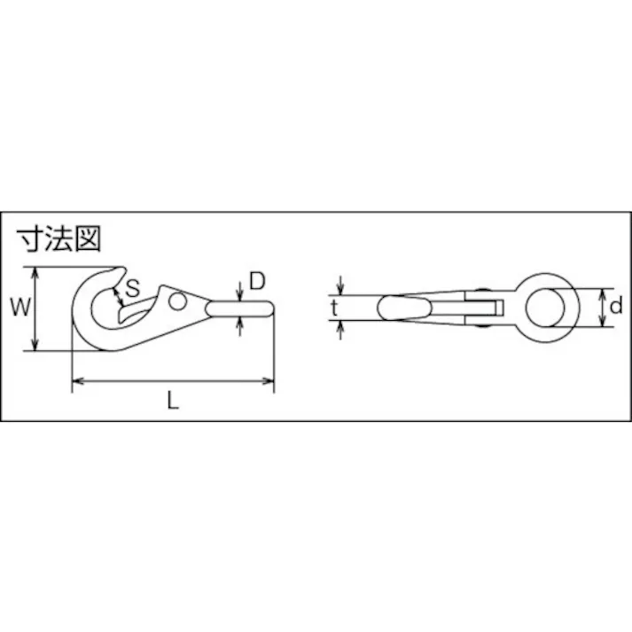 【CAINZ-DASH】水本機械製作所 ステンレス 固定スナップ 線径4mm 長さ53mm B-115【別送品】