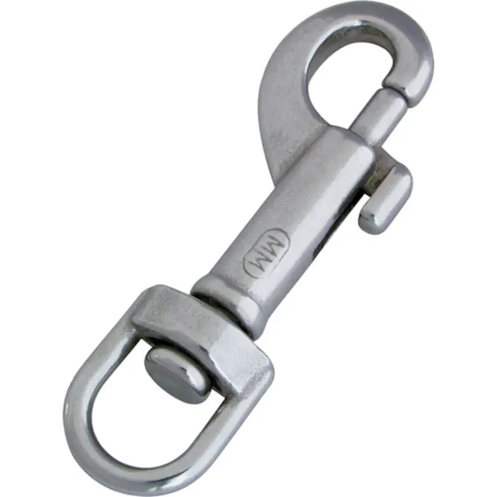 【CAINZ-DASH】水本機械製作所 フック ステンレス ナスカン 使用荷重0.39kN B-127【別送品】