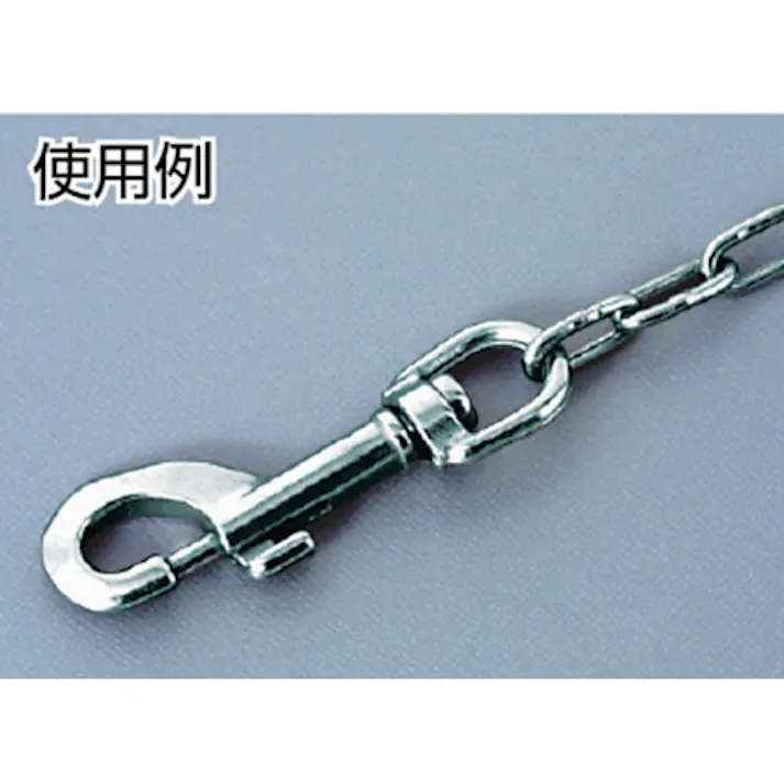 【CAINZ-DASH】水本機械製作所 フック ステンレス ナスカン 使用荷重0.39kN B-127【別送品】