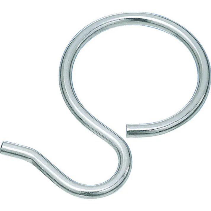 【CAINZ-DASH】水本機械製作所 Sフック ステンレス パイプSカン 全長50mm B-1011【別送品】