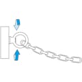 【CAINZ-DASH】水本機械製作所 ステンレス　回転アイボルト（ブネジ）　捻子径Ｗ－３／８ B-930【別送品】