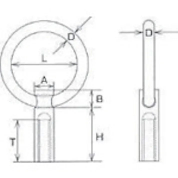 【CAINZ-DASH】水本機械製作所 リングフック ステンレス リングナット(ミリネジ) 捻子径M-12 B-880【別送品】