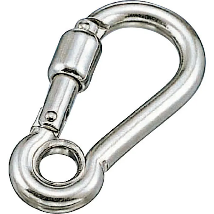 【CAINZ-DASH】水本機械製作所 ステンレス オープンフックA型(リング付) 線径10mm 長さ100mm B-884【別送品】