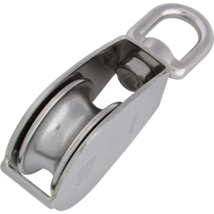 【CAINZ-DASH】水本機械製作所 滑車 ステンレス 豆ブロック 基本使用荷重0.07t B-1119【別送品】