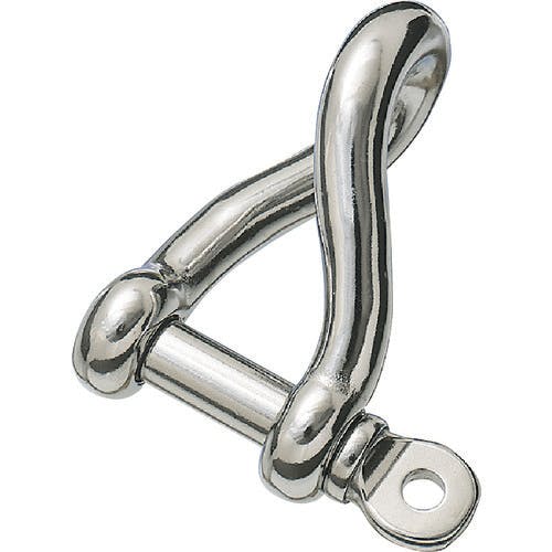 水本機械製作所 ステンレス ヒネリシャックル 呼び6mm B-1137 シャックル(シャックル) 水本機械製作所 ステンレス ヒネリシャックル 呼び6mm B-1137 シャックル(シャックル)