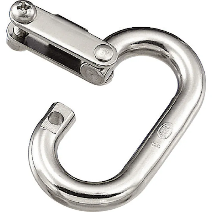 【CAINZ-DASH】水本機械製作所 ステンレス オーバルキャッチC型 線径8mm 長さ46mm B-1321【別送品】