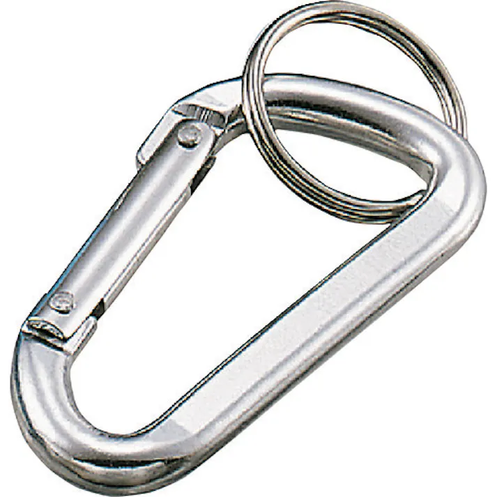 【CAINZ-DASH】水本機械製作所 アルミカラーフック(シルバー) 線径8mm 長さ80mm B-1402【別送品】