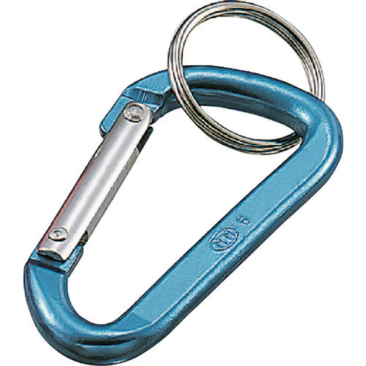 【CAINZ-DASH】水本機械製作所 アルミカラーフック(ブルー) 線径5mm 長さ50mm B-1403【別送品】