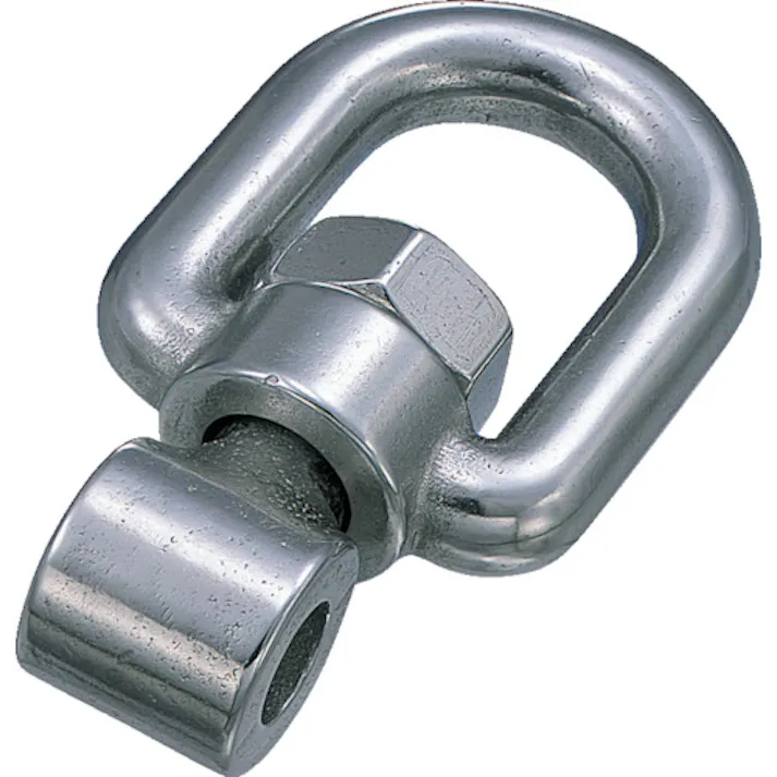 【CAINZ-DASH】水本機械製作所 フック ステンレス ジョイントスイベル 穴径13.5mm B-1435【別送品】