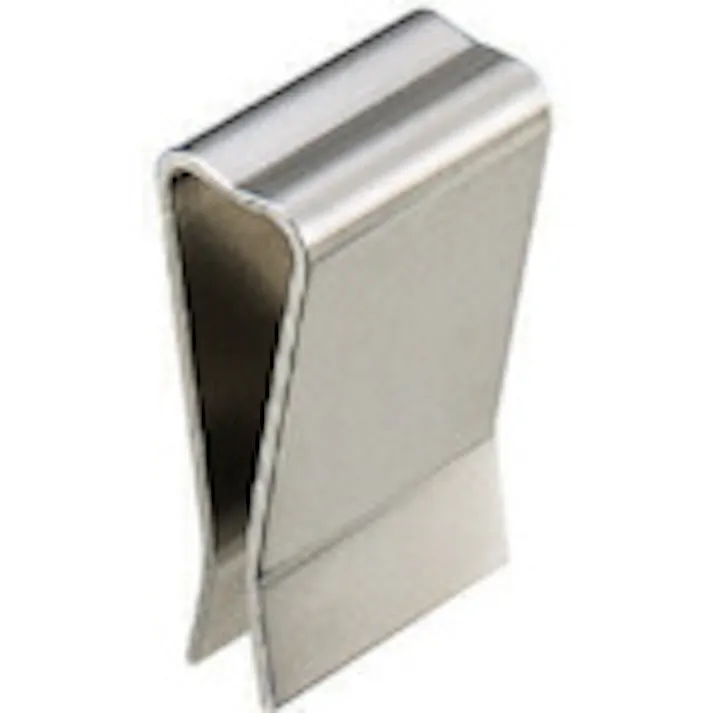 【CAINZ-DASH】水本機械製作所 ステンレスグレーチング金具 グレーチングクリップ GCJ型 35mm×20mm B-1560【別送品】