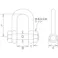 【CAINZ-DASH】水本機械製作所 ステンレス SBUシャックル SUS316 呼び9mm B-1610【別送品】