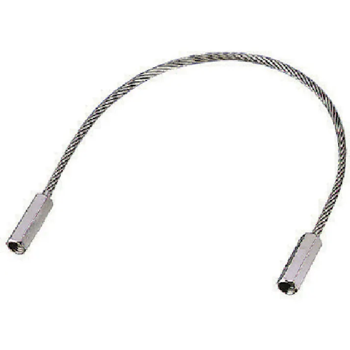 【CAINZ-DASH】水本機械製作所 カットワイヤ ステンレス ワイヤーナットミリネジ 捻子径Mー6 ロープ径2mm B-1765【別送品】