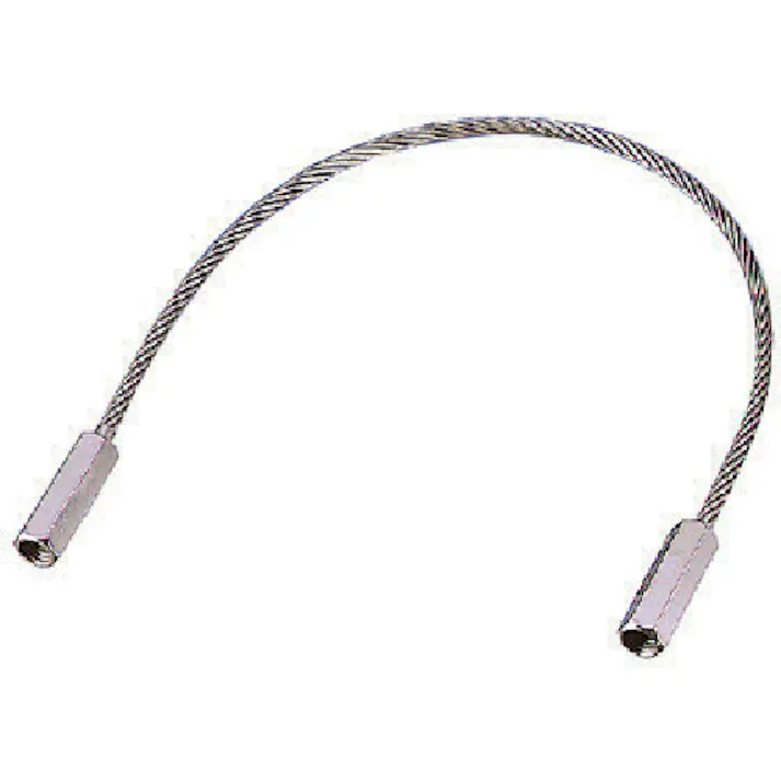 【CAINZ-DASH】水本機械製作所 カットワイヤ ステンレス ワイヤーナットミリネジ 捻子径Mー6 ロープ径3mm B-1766【別送品】