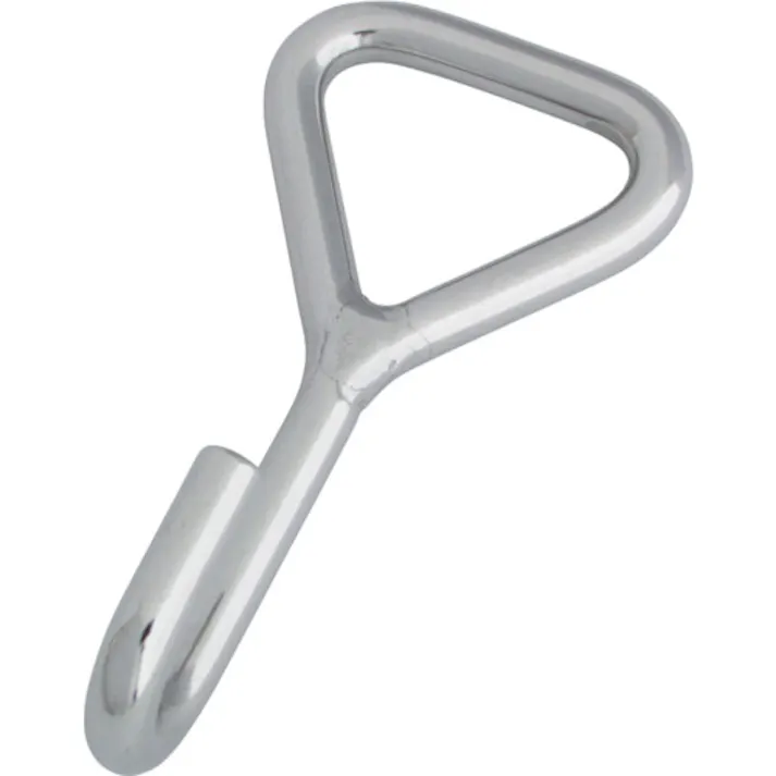 【CAINZ-DASH】水本機械製作所 吊金具(ビス止めタイプ) ステンレス ワイヤーフック 全長70mm B-1913【別送品】