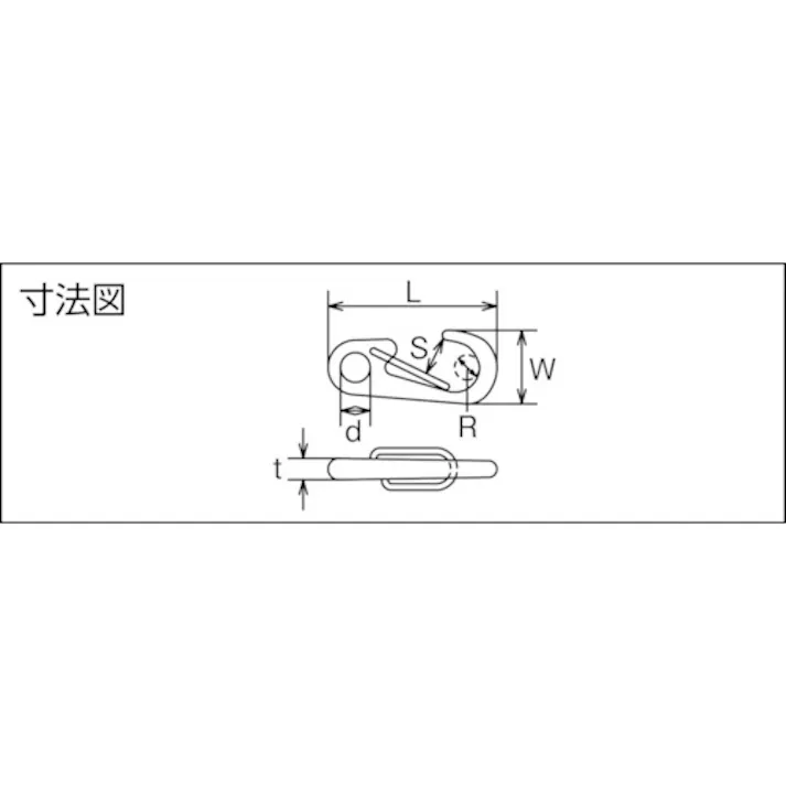 【CAINZ-DASH】水本機械製作所 ステンレス ミニクリップ 長さ20mm (2個入) B-1935【別送品】