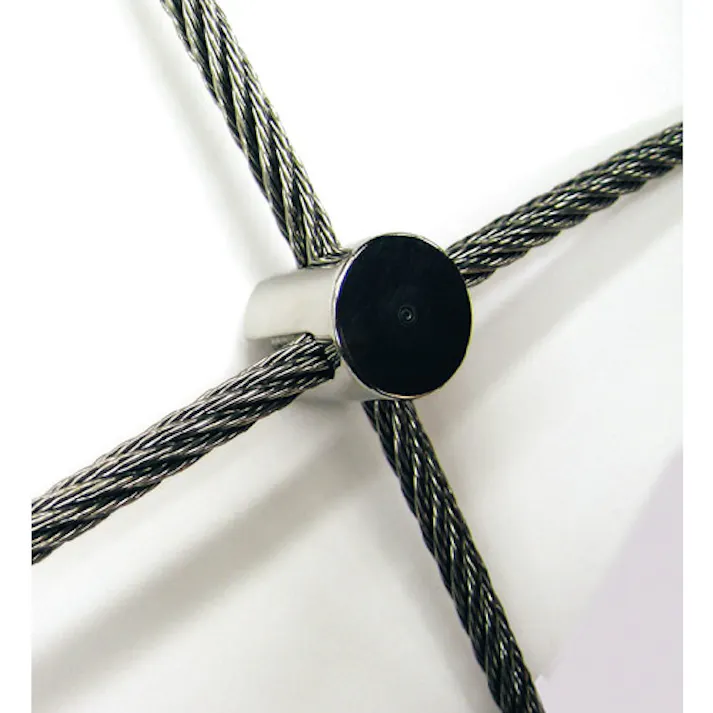 【CAINZ-DASH】水本機械製作所 ワイヤクリップ ステンレス ダブルクリップ 適合ワイヤー径2mm B-1984【別送品】