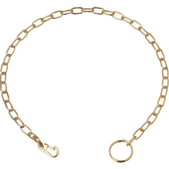 【CAINZ-DASH】水本機械製作所 ステンレス ポケットチェーンMP型(ゴールド) 全長300mm C:3mm B-2259【別送品】