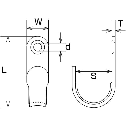 CAINZ-DASH】水本機械製作所 ステンレス シートフックA型 長さ