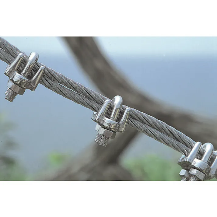 【CAINZ-DASH】水本機械製作所 ステンレス ワイヤークリップ SUS316 使用ロープ径8mm B-2435【別送品】