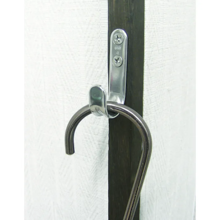 【CAINZ-DASH】水本機械製作所 吊金具(ビス止めタイプ) ステンレス シートフックB型 長さ35mm B-2457【別送品】