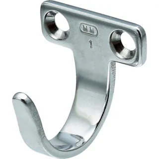 【CAINZ-DASH】水本機械製作所 吊金具(ビス止めタイプ) ステンレス シートフックD型 長さ38mm B-2462【別送品】