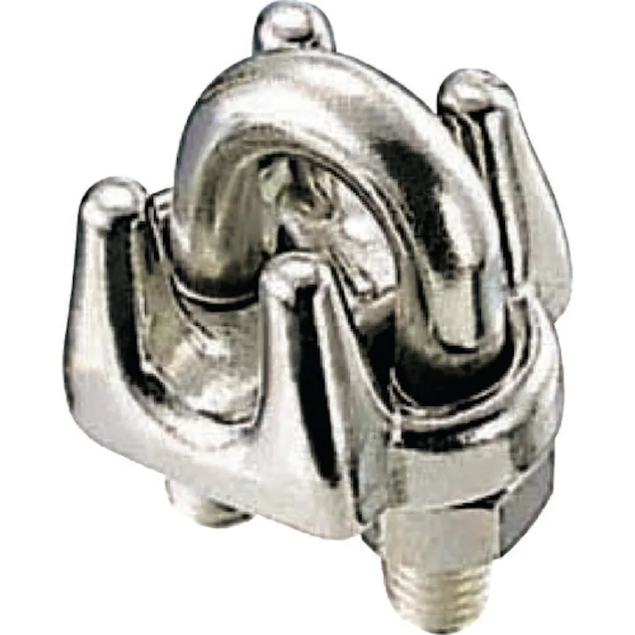 【CAINZ-DASH】水本機械製作所 ステンレス ワイヤークリップ SUS316 使用ロープ径12mm B-2475【別送品】