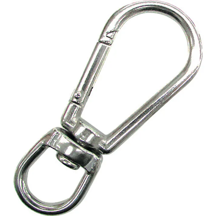 【CAINZ-DASH】水本機械製作所 ステンレス スナップフック BL型(スイベルタイプ) 線径5mm 長さ78.5mm (1個入) B-2599【別送品】