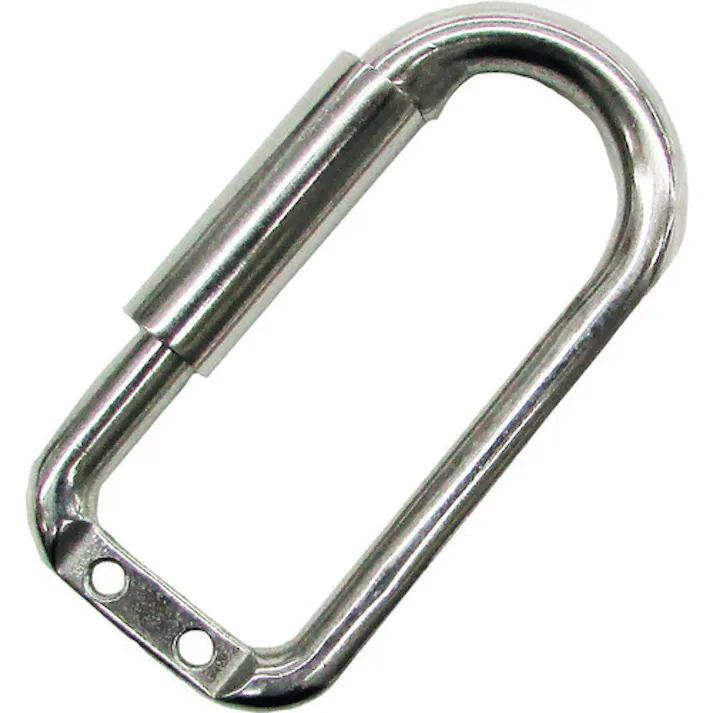 【CAINZ-DASH】水本機械製作所 ステンレス クイックロックキャッチ(ベルトタイプ) 線径6mm 長さ51.5mm (1個入) B-2603【別送品】