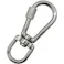 【CAINZ-DASH】水本機械製作所 ステンレス 環付スナップフック NBL型(スイベルタイプ) 線径4mm 長さ55mm (1個入) B-2666【別送品】