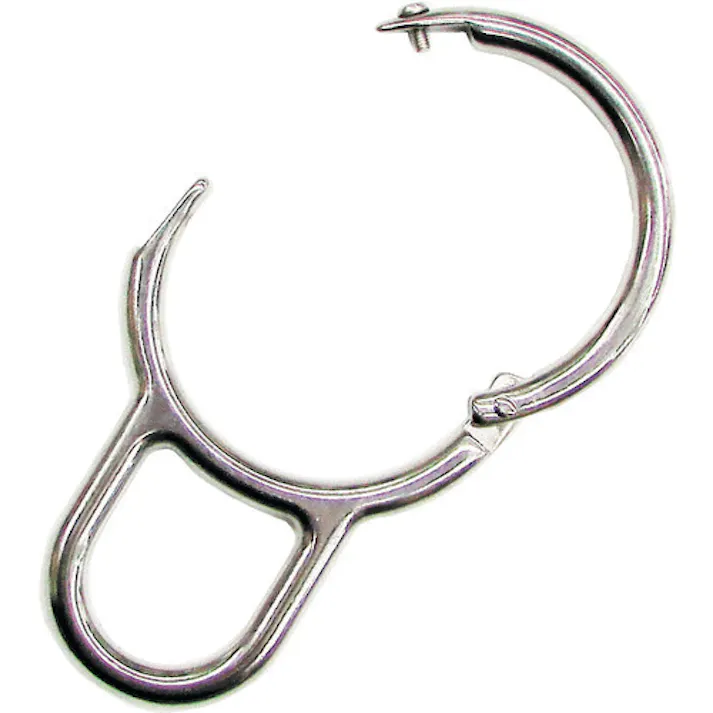 【CAINZ-DASH】水本機械製作所 ステンレス パイプキャッチ 線径6mm 内径45mm (1個入) B-2694【別送品】