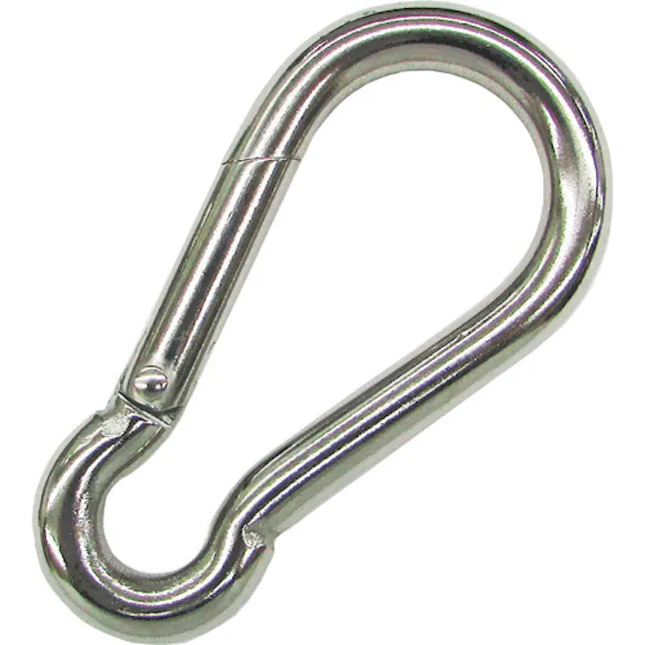 【CAINZ-DASH】水本機械製作所 ステンレス スナップフックBW型 線径5mm 長さ53mm (1個入) B-2804【別送品】