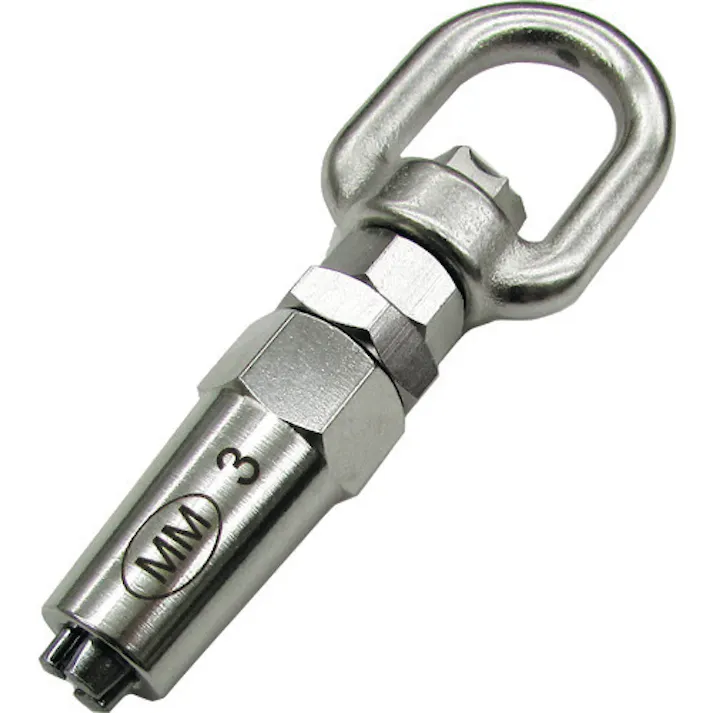 【CAINZ-DASH】水本機械製作所 ステンレス ロックターミナルスイベル 線径5mm B-2830【別送品】