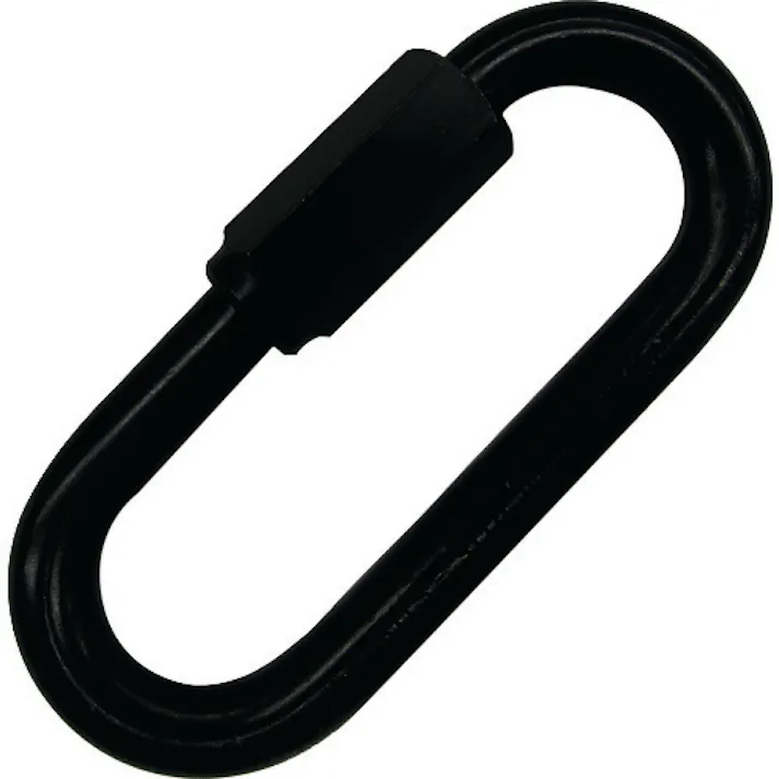 【CAINZ-DASH】水本機械製作所 ステンレス リングキャッチ 黒色塗装 線径8mm 長さ62mm B-2855【別送品】