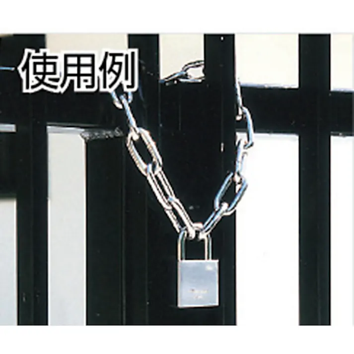 【CAINZ-DASH】水本機械製作所 ステンレス スーパーデフチェーン 0.6m 使用荷重0.2kN D-105【別送品】