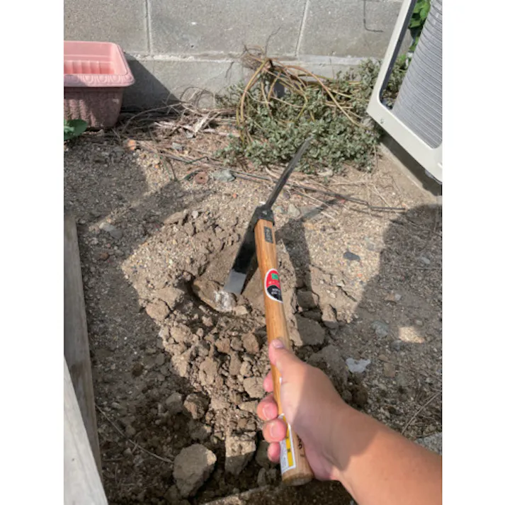 【CAINZ-DASH】トンボ工業 手打鍛造ツルハシ ピックマトック 柄付 全長390mm AZU106【別送品】