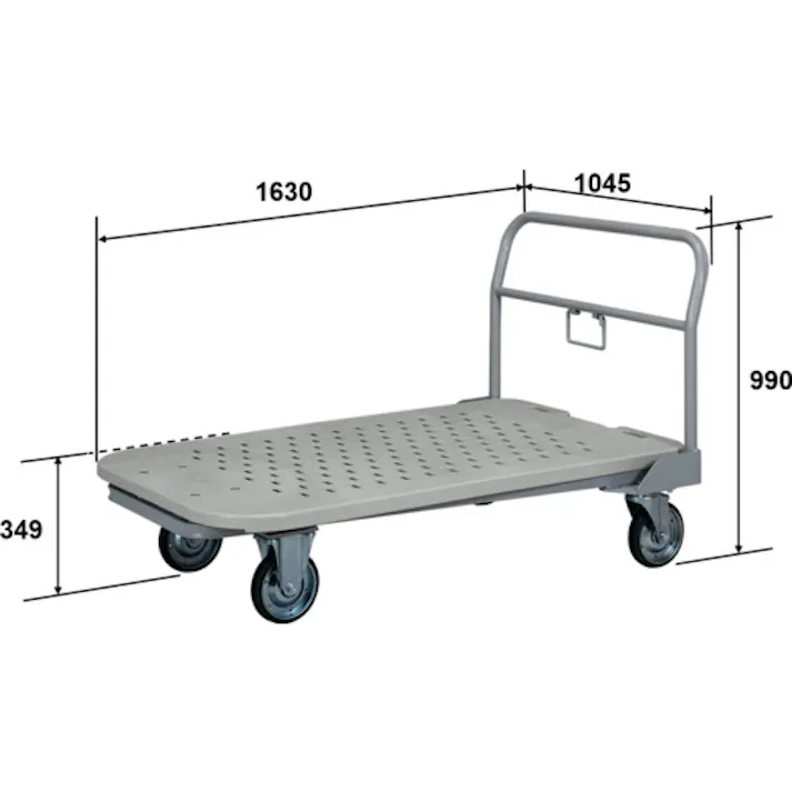 【CAINZ-DASH】三甲 大型ネスティング台車 800510 TLネス台車1509Aグレー SK-TLNES1509-GL【別送品】