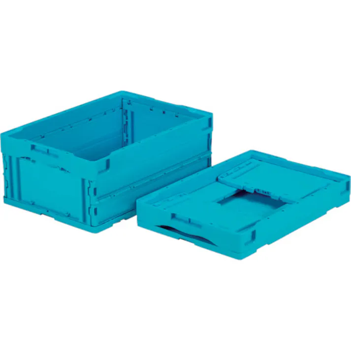 【CAINZ-DASH】三甲 折りたたみコンテナー 559870 オリコンM30B ライトブルー SK-OM30B-BLL【別送品】