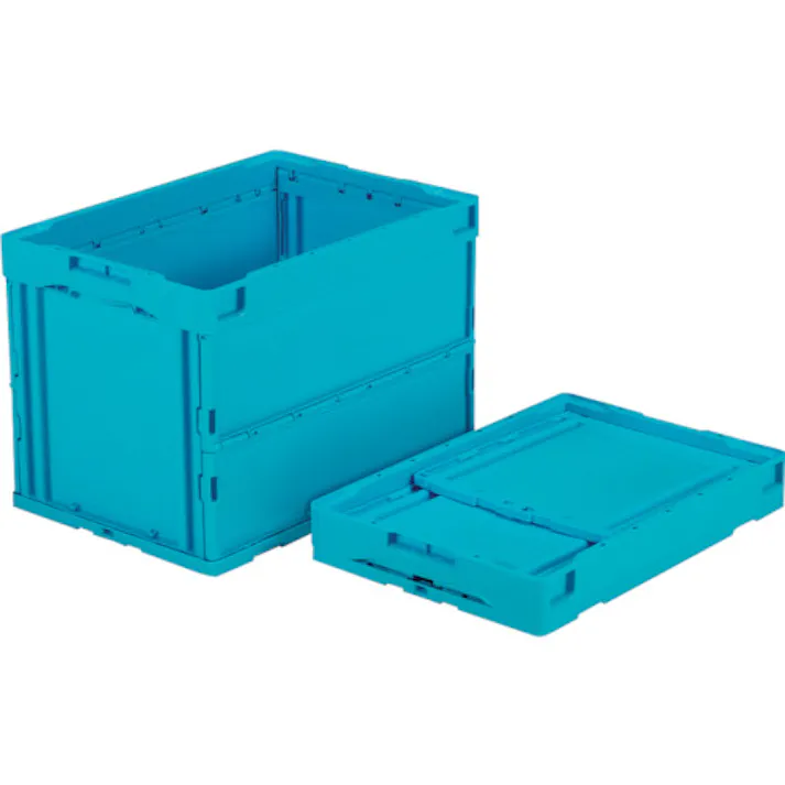 【CAINZ-DASH】三甲 折りたたみコンテナー 559880 オリコンM60B ライトブルー SK-OM60B-BLL【別送品】