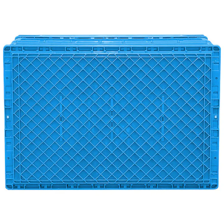 【CAINZ-DASH】三甲 フタ一体型折りたたみコンテナー 559900 サンクレットオリコンPG51B-B 容量50L SK-SO-PG51B-B-BL【別送品】