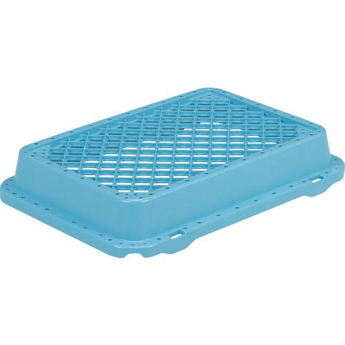 【CAINZ-DASH】三甲 ネスティングコンテナー　７０２００１　サンテナーＡ＃８０Ｋ用嵩上げフタライトブルー SK-A80KKASAF-BLL【別送品】