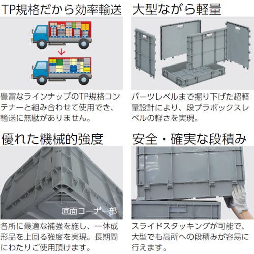 CAINZ-DASH】三甲 TP規格大型コンテナー 213591 クミコン