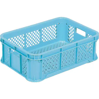 【CAINZ-DASH】三甲 スタッキングコンテナー 102401 サンテナーB#25ライトブルー SK-B25-BL【別送品】