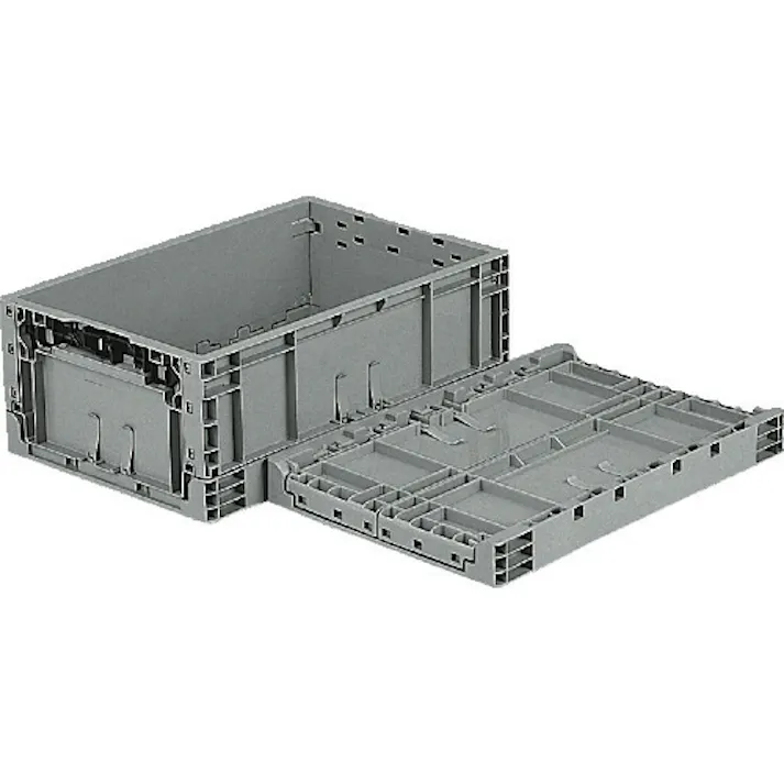 【CAINZ-DASH】三甲 TP規格折りたたみコンテナー 556650 TPO-342ライトグレー SK-TPO342-GLL【別送品】