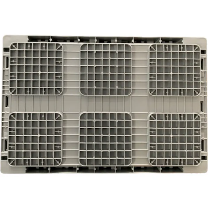 【CAINZ-DASH】三甲 TP規格折りたたみコンテナー 556650 TPO-342ライトグレー SK-TPO342-GLL【別送品】