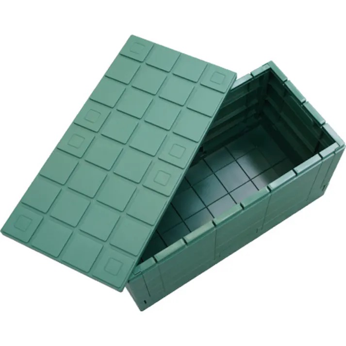 【CAINZ-DASH】三甲 折りたたみコンテナー 559800 ディスプレイオリコン6030緑 SK-6030-GR【別送品】