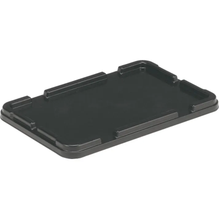 【CAINZ-DASH】三甲 導電性ボックス型コンテナ 700518 サンボックス#5-4フタ(導電) 70051800BK【別送品】